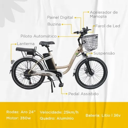 Bike Eletrica Lev - E-bike L - 12x de R$503,25