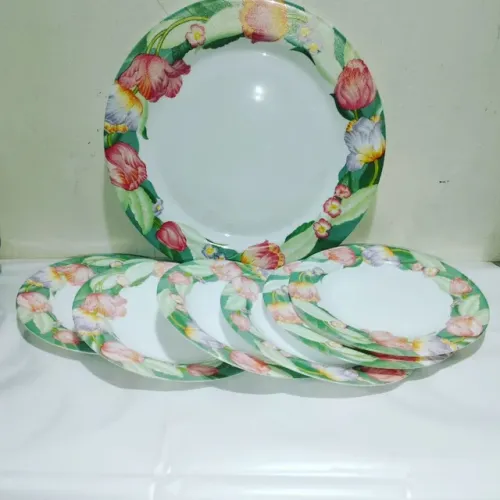 Prato de bolo e 6 pratinhos