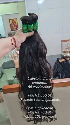 Mega hair 65 centímetros ondulado