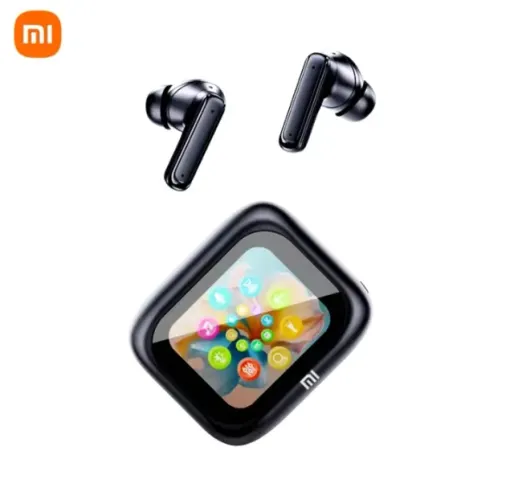 fone xiaomi sem fio preto e18 com visor