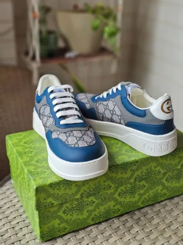 Tênis Gucci GG Azul - Novo - 40BR - Em 10x Sem Juros