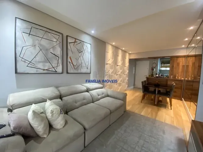 Apartamento para alugar mobiliado 2 quartos 1 suíte Vila Belmiro Santos