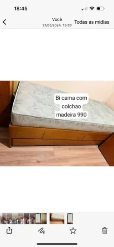 BICAMA COM COLCHÃO