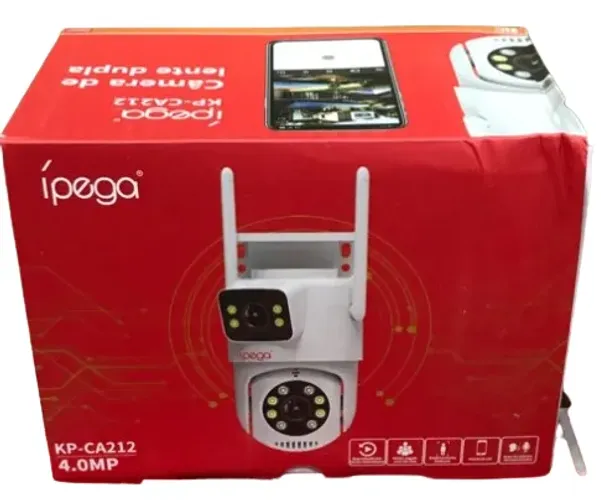 Camera de Segurança Inteligente Ipega KP-CA212 Lente Dupla IP Full Hd Wireless 360° 