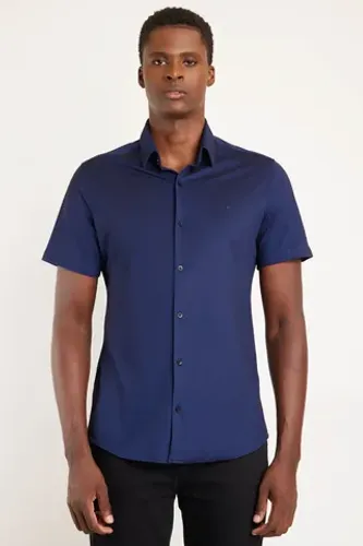 Camisa Social Aramis Azul