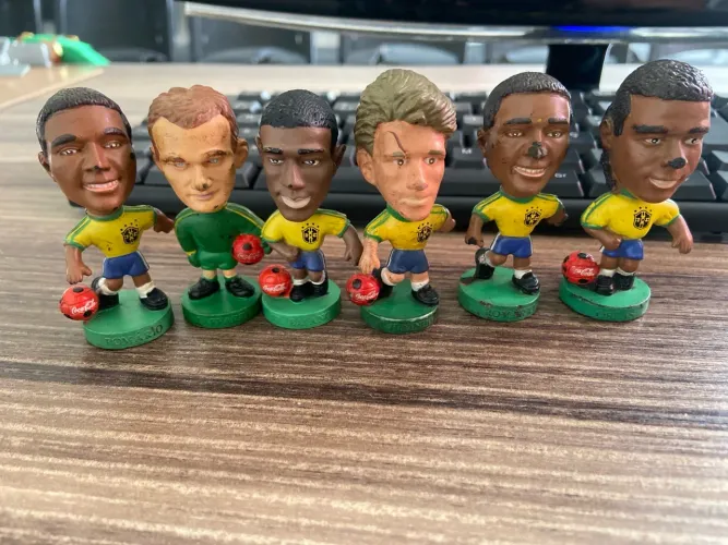 Bonecos de Futebol do Brasil - Coleção Completa