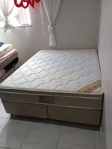 Mega oferta cama box Queen size Ortobom 