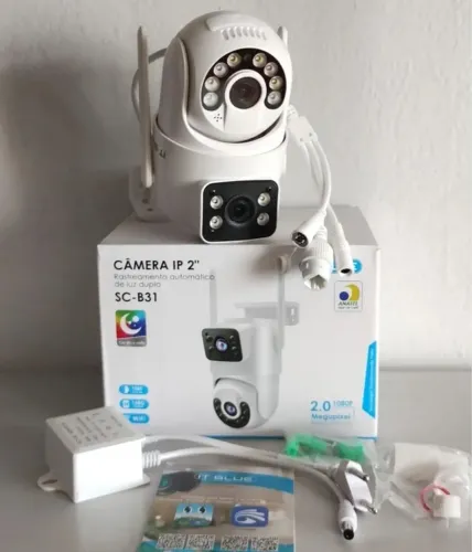 Câmera de Segurança com Duas Lentes SC-B31