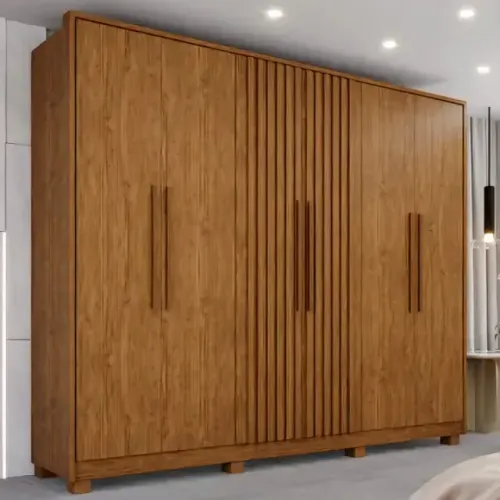 Guarda Roupa 100% MDF 6 Portas 6 Gavetas Potenza (FAZEMOS ENTREGA DF E ENTORNO )