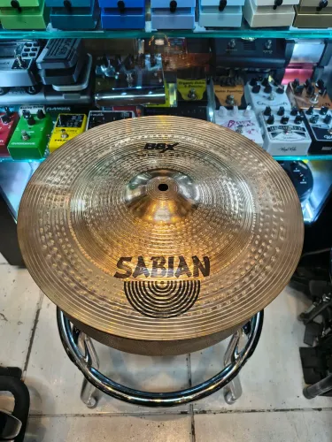 Prato sabian mini china b8x 14 polegadas chinese liga b8