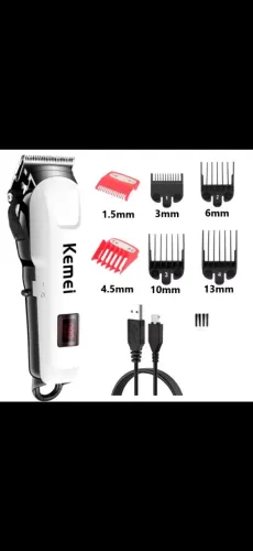 Máquina de cortar cabelo kemei profissional