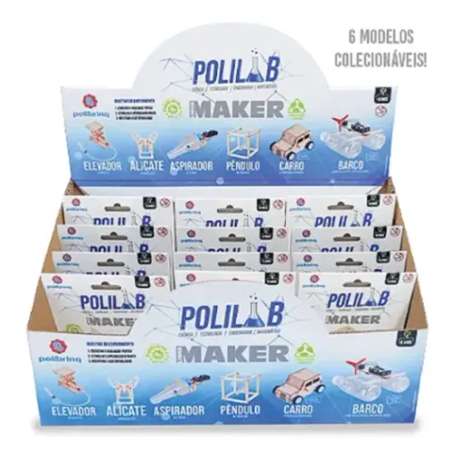 Brinquedo Educativo de Montar - Engenharia e Ciências - Polilab