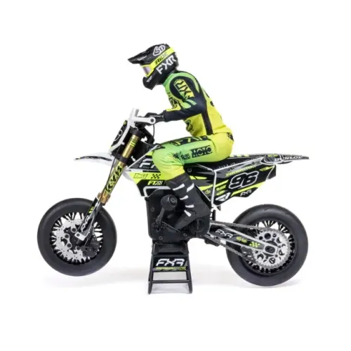 Mini Moto Rc Losi Promoto Sm Fxr 1/4 C/ Bateria E Carregador