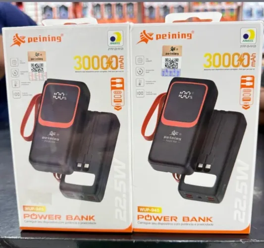 Carregador Portátil Peining 30000mAh 22.5W