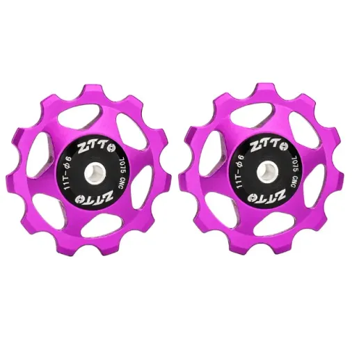 Par de roldanas para câmbio de bicicleta