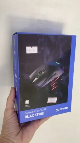 Mouse Gamer Fortrek Blackfire Rgb 7200 Dpi - Precisão para seus jogos Loja Coimbra Entrega