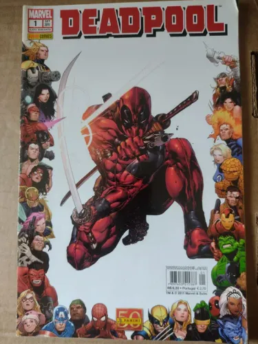Deadpool panini 1 ao 10 Capa Variante