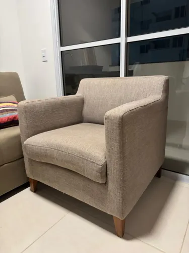 Poltrona confortável e elegante