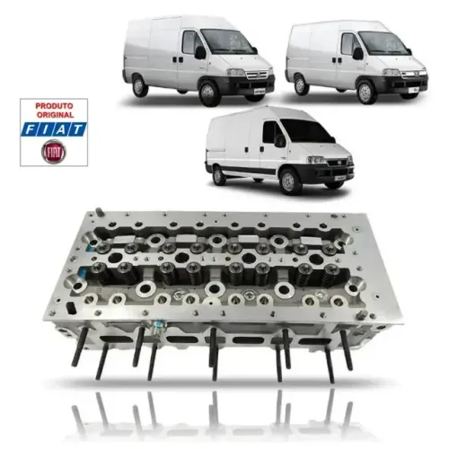 CABEÇOTE DUCATO 16v 2.3 EURO 3 JUMPER BOXER 2010 2011 2012 - (COM VÁLVULAS) ORIGINAL