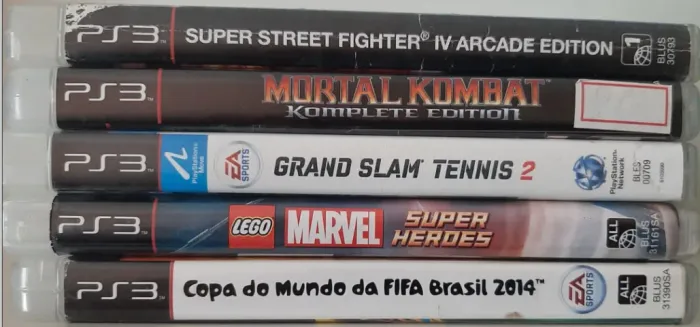 Jogos PS3 funcionando perfeitamente