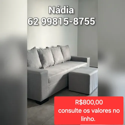 Sofá lugares modelo simples 