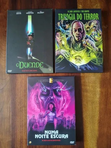 DVDs de Terror - Duende, Trilogia do Terror e Numa Noite Escura