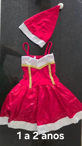 Vestido Menina Noel 1 a 2 anos