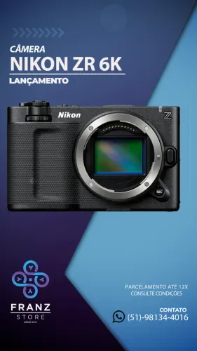 Camera Nikon Zr 6K Cinema Lançamento