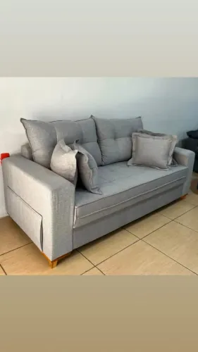 Sofá 2 m no linho