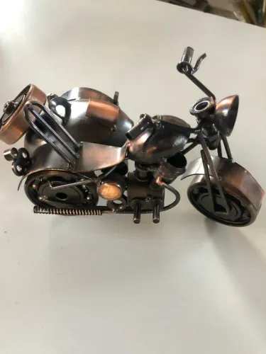  Miniatura Triciclo Antiga Metal Retrô Decorativa