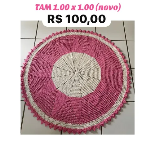Tapete em crochê