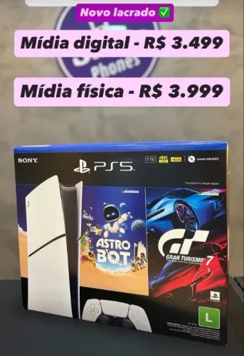 PlayStation 5 - Novo Lacrado