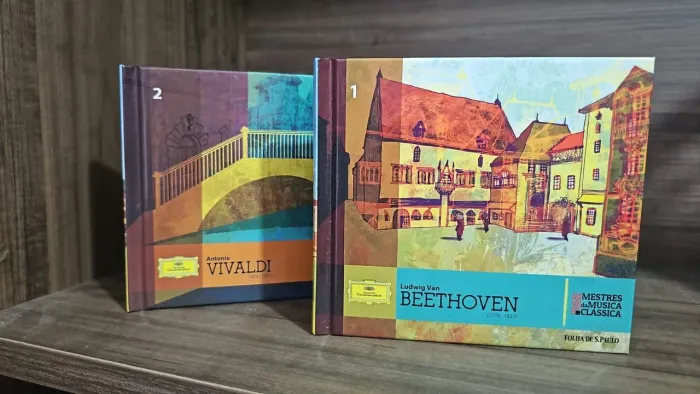 Combo Mestres da Música Clássica Folha - Beethoven e Vivaldi