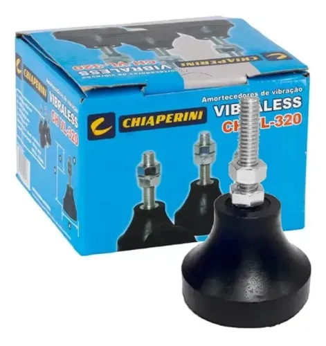 AMORTECEDOR VIBRALESS CHIAPERINI 3/8POL UNIDADE (O preço é unitário, preço de cada sapata)
