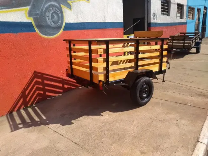 Carretinha de moto, 100 x 80 cm