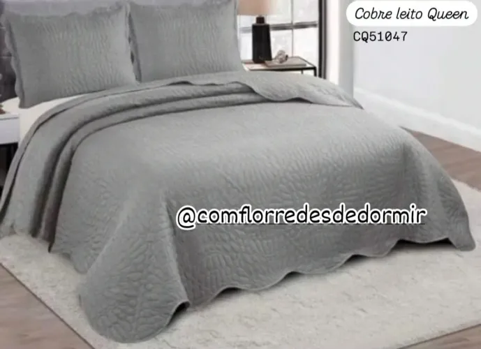 Cobre Leito Para Cama Tamanho Queen Tecido Confortável - Entrega Grátis