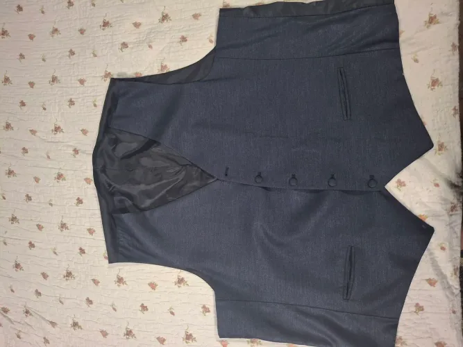 Colete Social Masculino Azul Escuro tamanho 62 