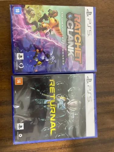 Jogos PlayStation 5 - Ratchet & Clank: Em Uma Outra Dimensão e Returnal
