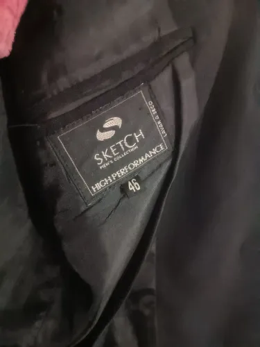 Paletó preto SketCh tamanho 46