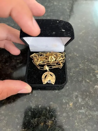CORDÃO DE OURO MACIÇO 