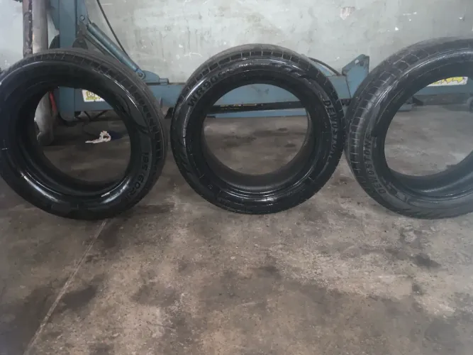 3 pneus importado 195/60 16 