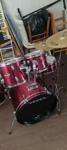 Bateria acústica profissional VOGGA 