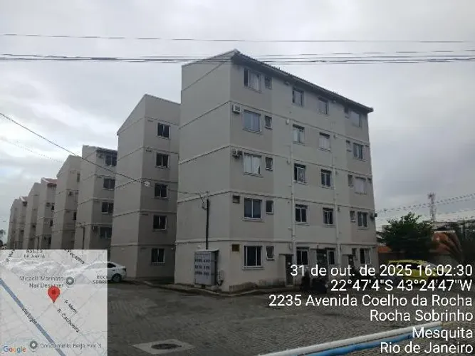Oportunidade de investimento Apartamento no Rocha Sobrinho, Mesquita - RJ, Apto 402, 2 qu