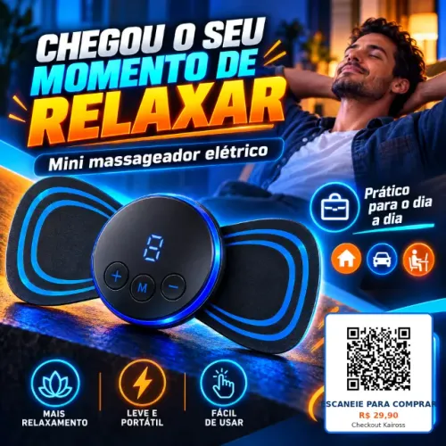 mini massageador eletrico