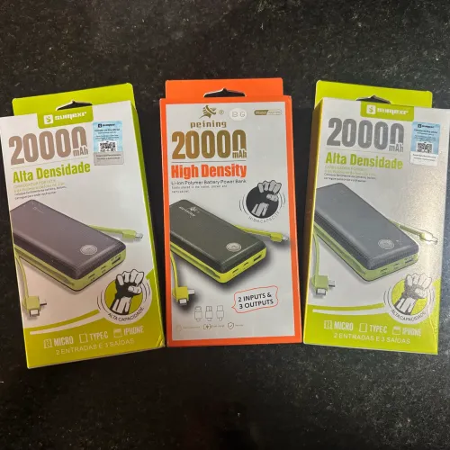 Powerbank Carregador Portátil 20.000mah Universal
