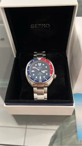Relógio Seiko Automático Tartaruga Pepsi