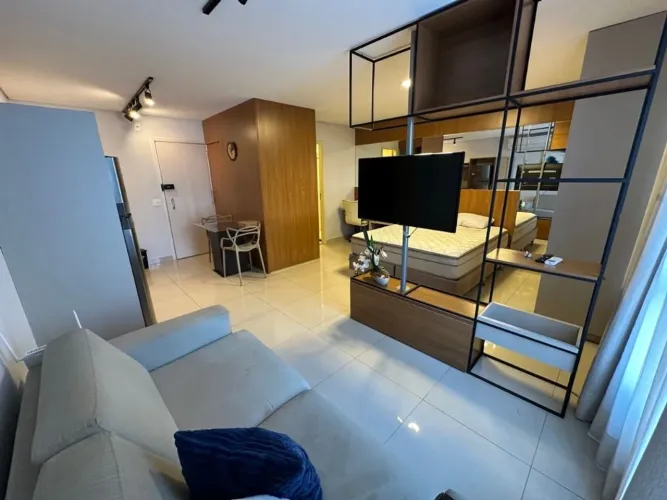 Flat mobiliado com 1 dormitório à venda, 34 m² por R$ 510.000 - Setor Bueno - Goiânia/GO