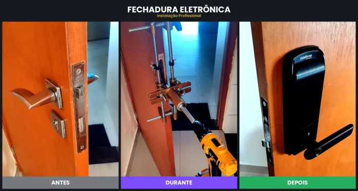 Instalação de Fechadura Eletrônica e Digital - Cuiabá e VG