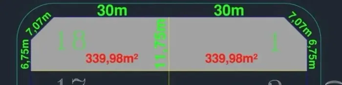 1504 sul Arse 151 , Lotes de esquina  , ótima posição, quadra d fundo ASSAi