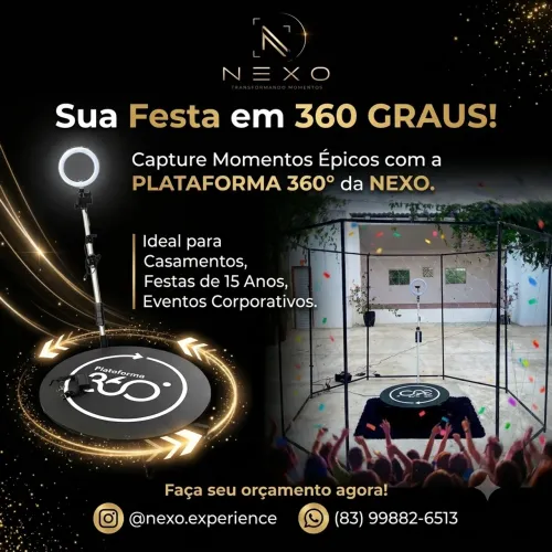 Plataforma 360º para Eventos | Foto e Filmagem